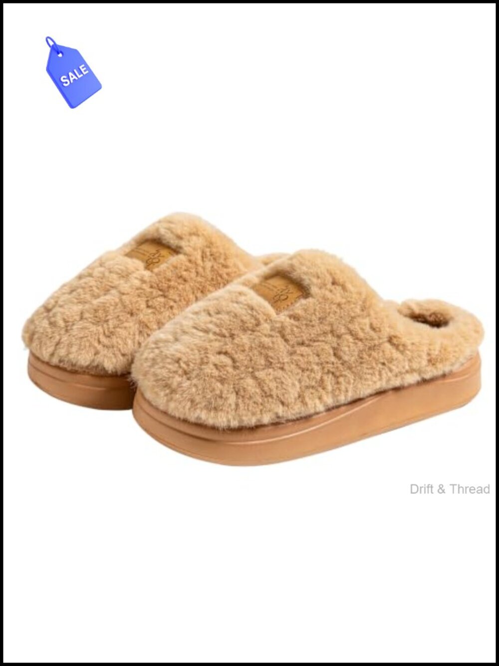 Fuzzy Memory Foam Closed Toe Slippers Indoor House Shoes Machine Washable
